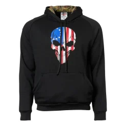 7.62 Design - Hoodie BR Flag Skull