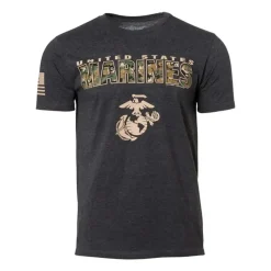 7.62 Design - T-Shirt USMC Marpat Camo Text