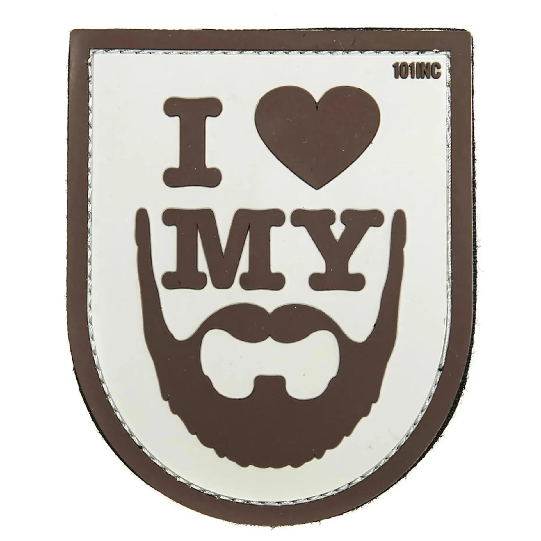 101 INC - 3D Patch I love my Beard
