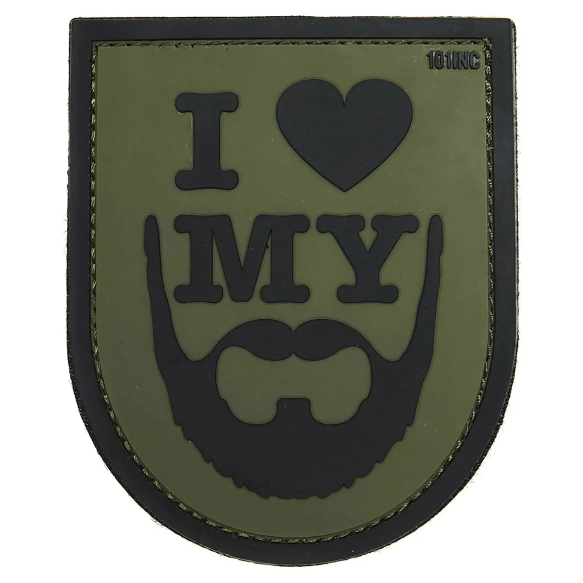 101 INC - 3D Patch I love my Beard