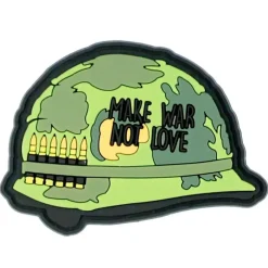 101 INC - 3D Patch PVC Make War Not Love