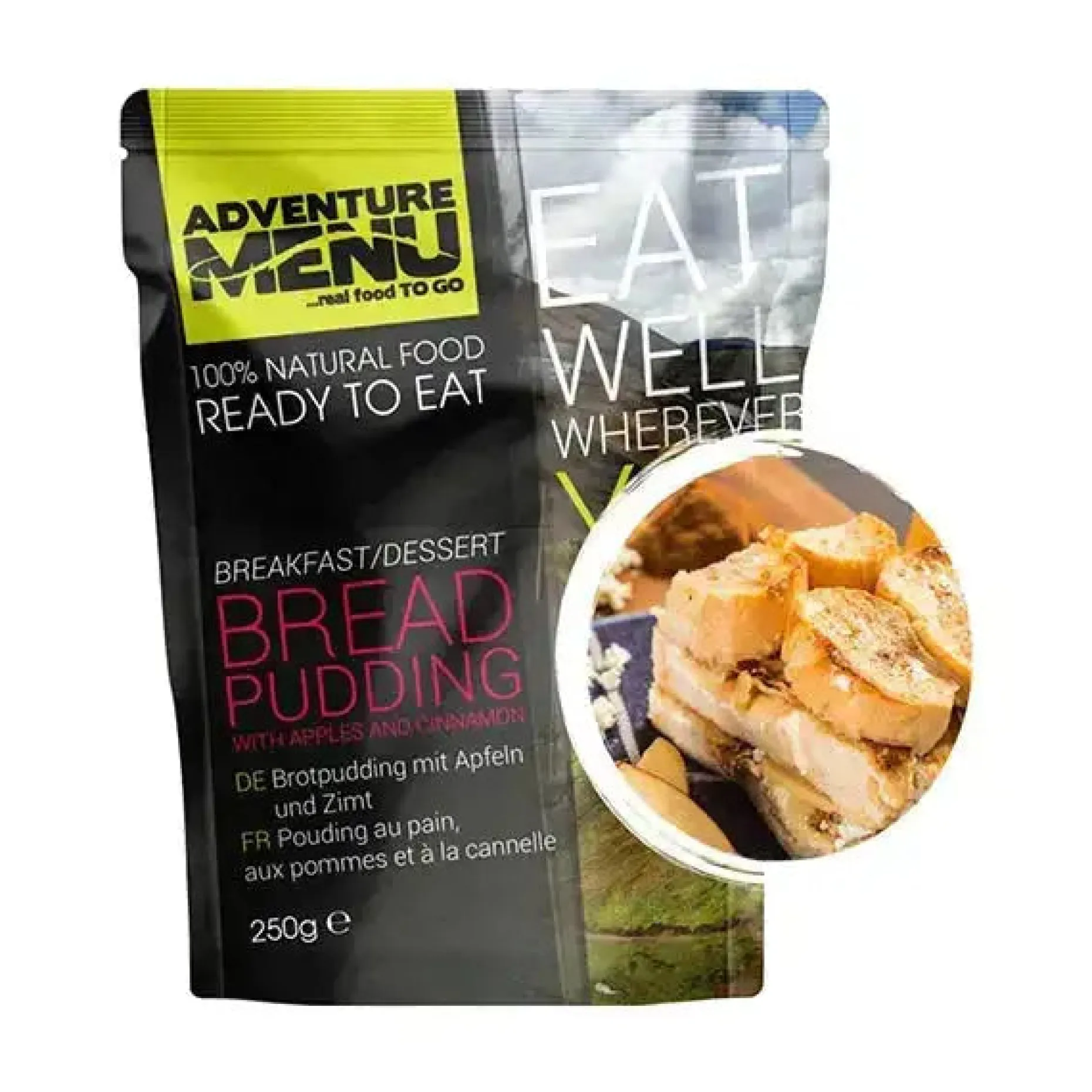 Adventure Menu - Brotpudding mit Äpfeln und Zimt