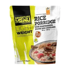 Adventure Menu - Lightweight Reisbrei mit Pflaume Himbeere Zimt