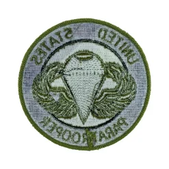 ASMC - Abzeichen Springer Textil US Paratrooper oliv