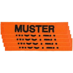 ASMC - Namensbänder 5er Set Orange
