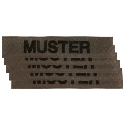 ASMC - Namensbänder 5er Set Coyote Braun