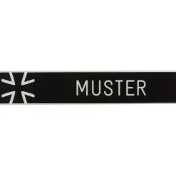 ASMC - Namensschild mit Eisernem Kreuz schwarz