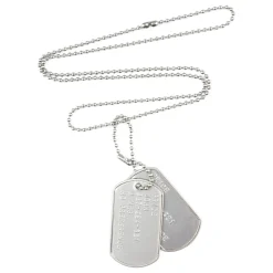 ASMC - US Erkennungsmarken Edelstahl 2er mit Prägung