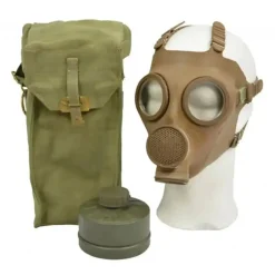 Belgische Armee - ABC Schutzmaske M51 Filter und Tasche gebraucht