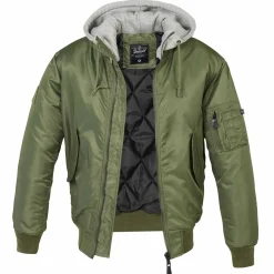 Brandit - Jacke MA1 Sweat Hooded Jacket