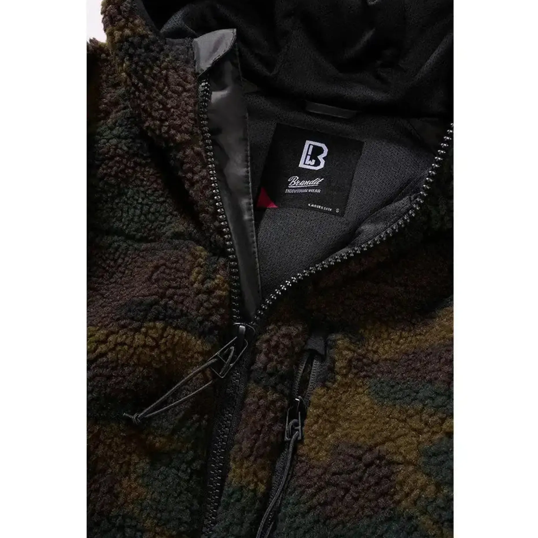 Brandit - Jacke Teddyfleecejacket Hood Frauen