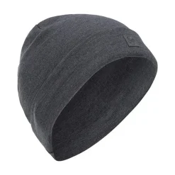 Buff - Beanie Merino Heavyweight solid grey