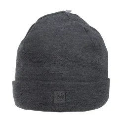 Buff - Beanie Merino Heavyweight solid grey