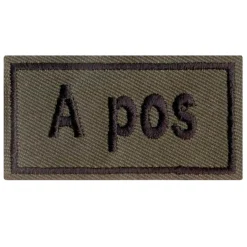 Bundeswehr Original - Abzeichen Bloodpatch A pos
