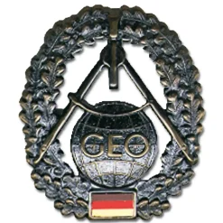 Bundeswehr Original - Abzeichen BW Barett Topographie