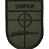 Bundeswehr Original - Abzeichen US Textil Sniper oliv