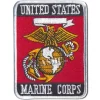 Bundeswehr Original - Abzeichen US Textil Marine Corps rechteckig