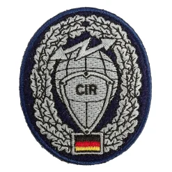 Bundeswehr Original - Abzeichen BW Barett Cyber- und Informationsraum CIR Textil