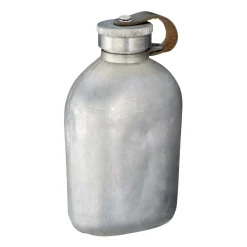 Bundeswehr Original - BW Feldflasche Aluminium mit Hülle tarn gebraucht