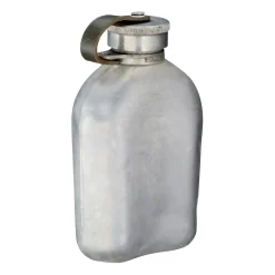 Bundeswehr Original - BW Feldflasche Aluminium mit Hülle tarn gebraucht