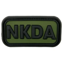 Bundeswehr Original - 3D Patch NKDA No Known Drug Allergies schwarz-oliv