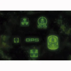 Bundeswehr Original - 3D-Patch Radioaktiv nachleuchtend