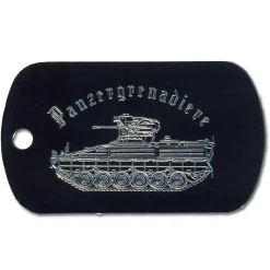 Bundeswehr Original - Erkennungsmarke mit Gravur