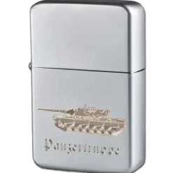 Bundeswehr Original - Feuerzeug Z-Plus Gas mit Gravur Panzertruppe