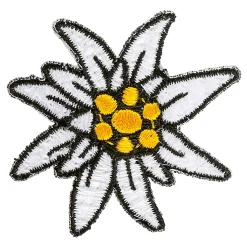 Bundeswehr Original - Patch Edelweiß Klett