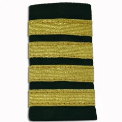 Bundeswehr Original - Rangabzeichen 4 Streifen goldfarben