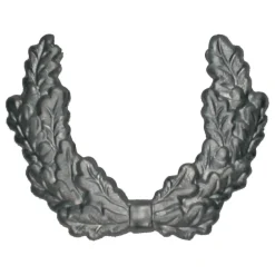 Bundeswehr Original - Schulterklappenauflage BW Dienstanzug Eichenlaub silber