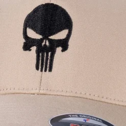 Café Viereck - Cap Flexfit Punisher schwarz sand