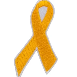 Café Viereck - Patch gelbe Schleife