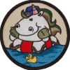 Café Viereck - Patch Marine Einhorn