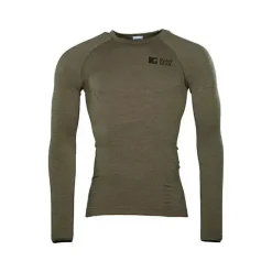 Clawgear - Longsleeve Merino Seamless stonegrey olive