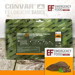 CONVAR Feldküche - Basics Gekochtes Rindfleisch 230 g