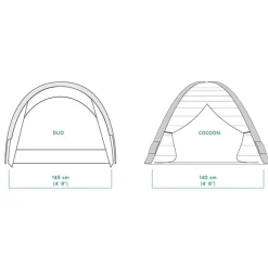 Crua Outdoors - Zelt Crua Duo Maxx Lightweight 3 Personen