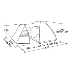 EasyCamp - Kuppelzelt Eclipse 500