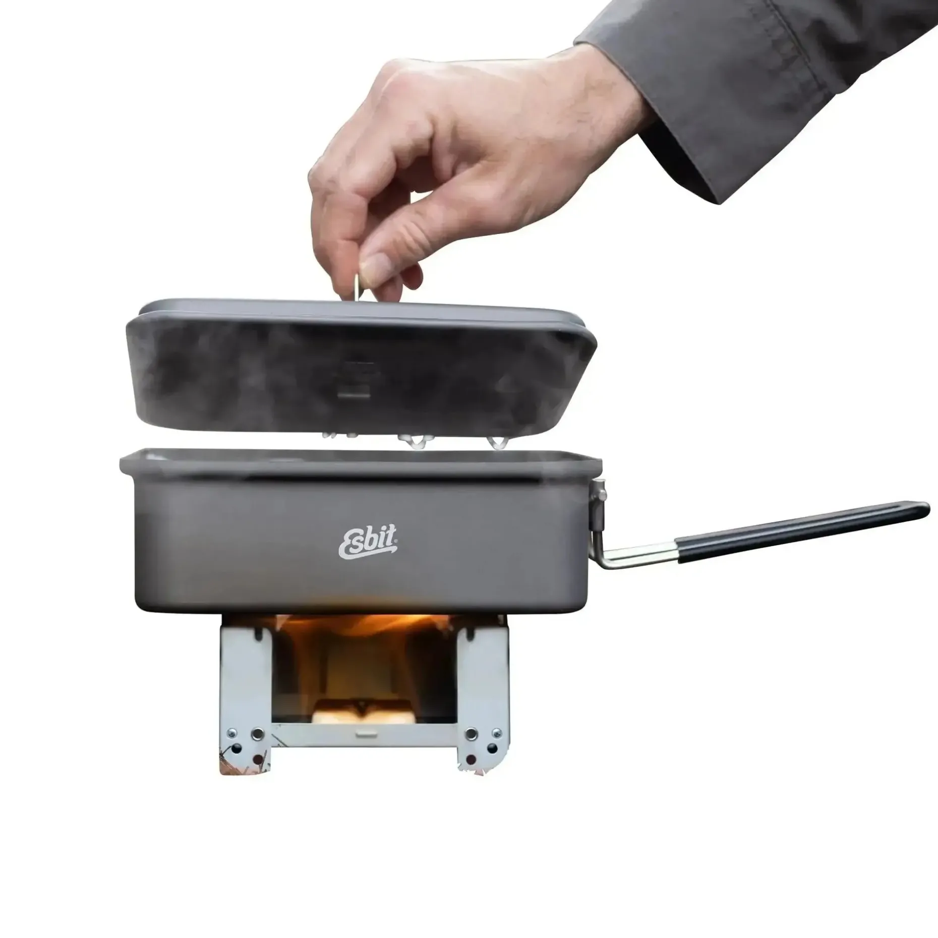 Esbit - Topf Outdoor Aluminium eckig 1.2 L