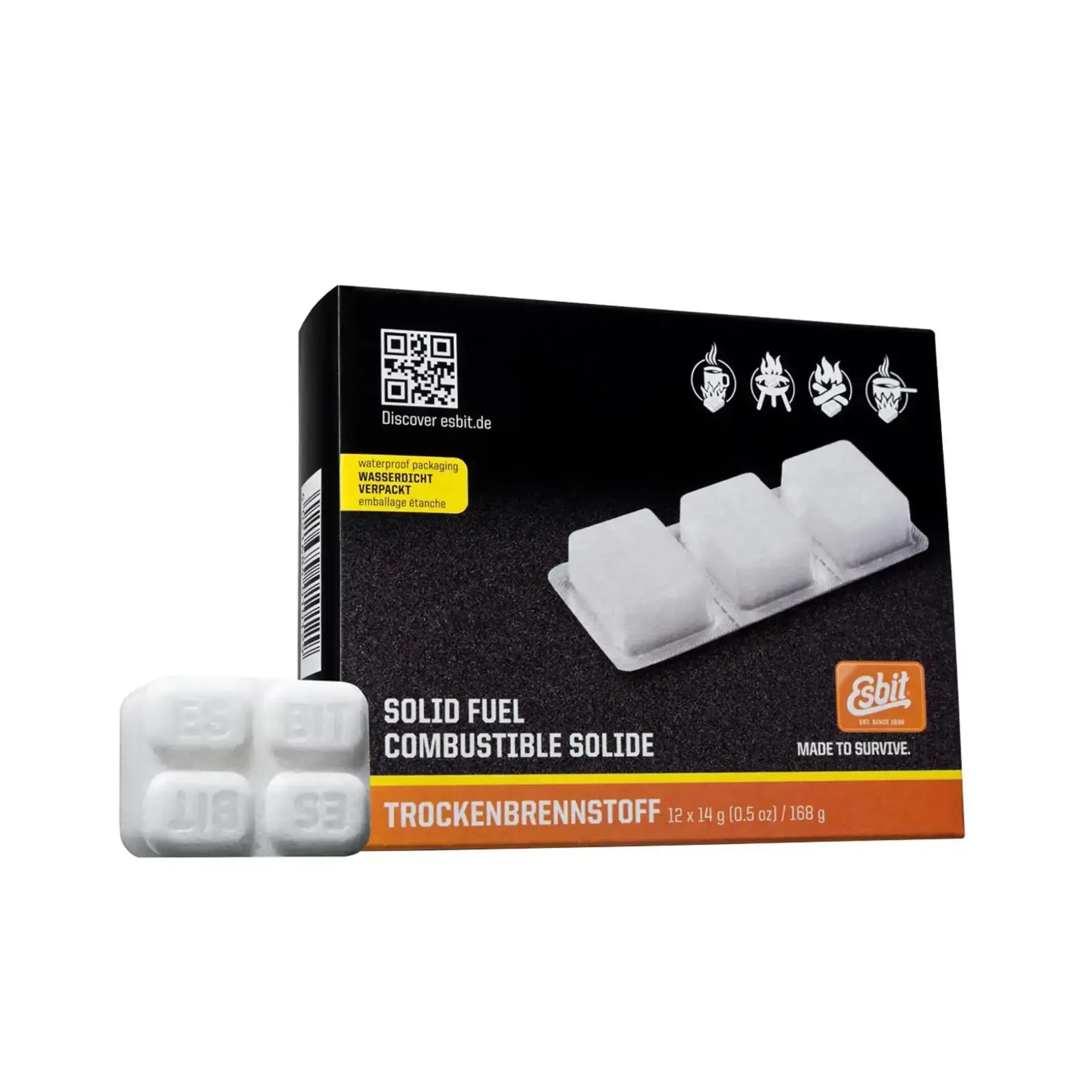 Esbit - Trockenbrennstoff-Tabletten 12 x 14 g