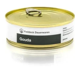 Feddeck Dauerwaren - Dosenkäse Gouda 200 g