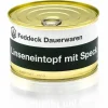Feddeck Dauerwaren - Fertiggericht Dose Linseneintopf mit Speck 400 g