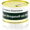 Feddeck Dauerwaren - Fertiggericht Dose Boeuf Stroganoff mit Reis 400 g