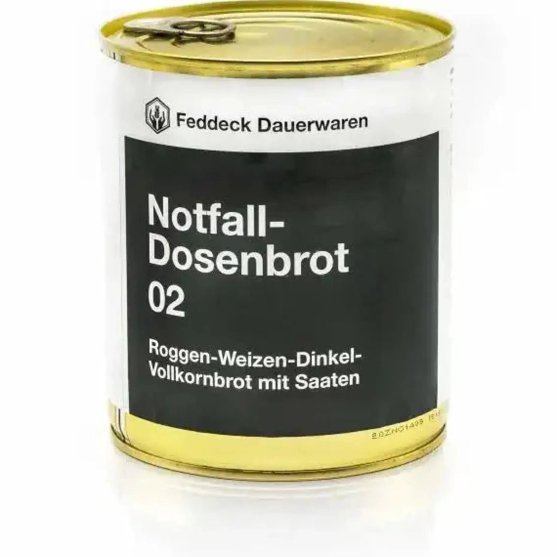 Feddeck Dauerwaren - Roggen-/Weizenvollkornschrotbrot Dose 420 g