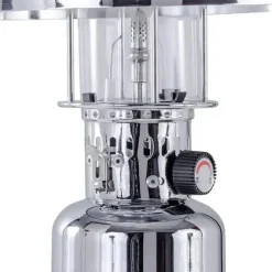 Fox Outdoor - Gaslampe mit Piezo-Zündung silberfarben