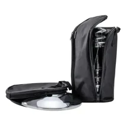 Fox Outdoor - Gaslampe mit Piezo-Zündung silberfarben