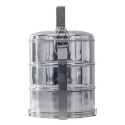 Fox Outdoor - Speisebehälter 3-teilig silberfarben