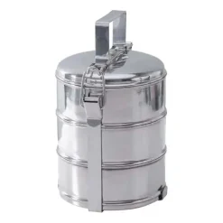 Fox Outdoor - Speisebehälter 3-teilig silberfarben
