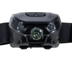 Fox Outdoor - Stirnlampe wiederaufladbar schwenkbar schwarz