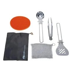 GSI Outdoors - Kochset Destination Folding Chefs Tool schwarz